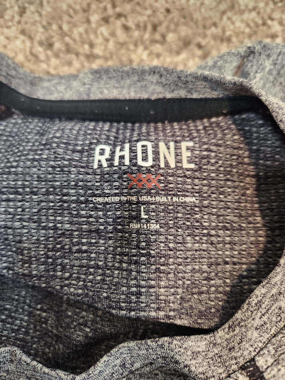 Rhone Celliant Short Sleeve Workout T-Shirt Size Large - Picture 5 of 8